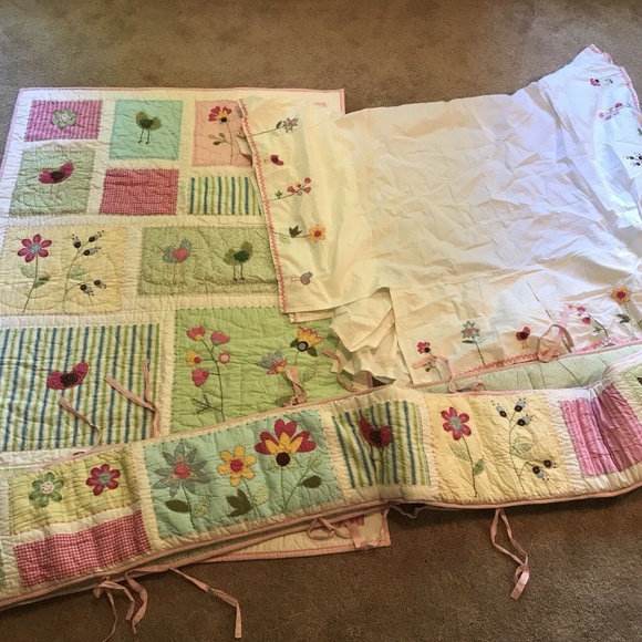 pottery barn bumper pads